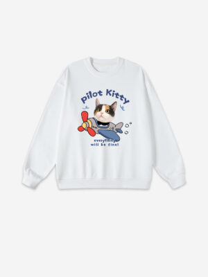 sweatshirt - white, 3XL