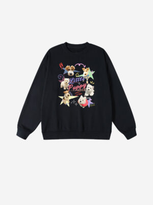 sweatshirt4 - black, L