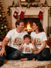 Christmas Parent-child outfit t-shirts - 图片 2